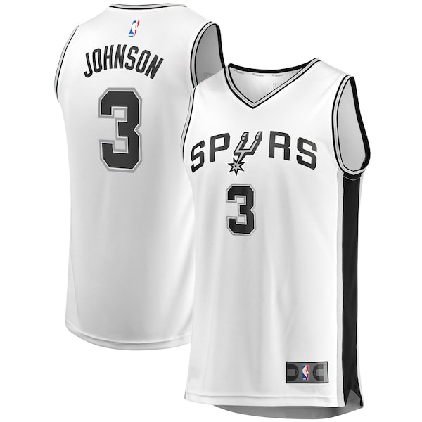 Keldon Johnson San Antonio Spurs  Youth Fast Break Association Jersey - White