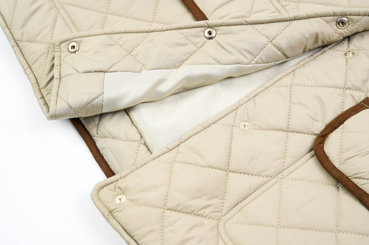 Miu Miu Beige Diamond Quilted Padded Jacket product photo from LabelPicks