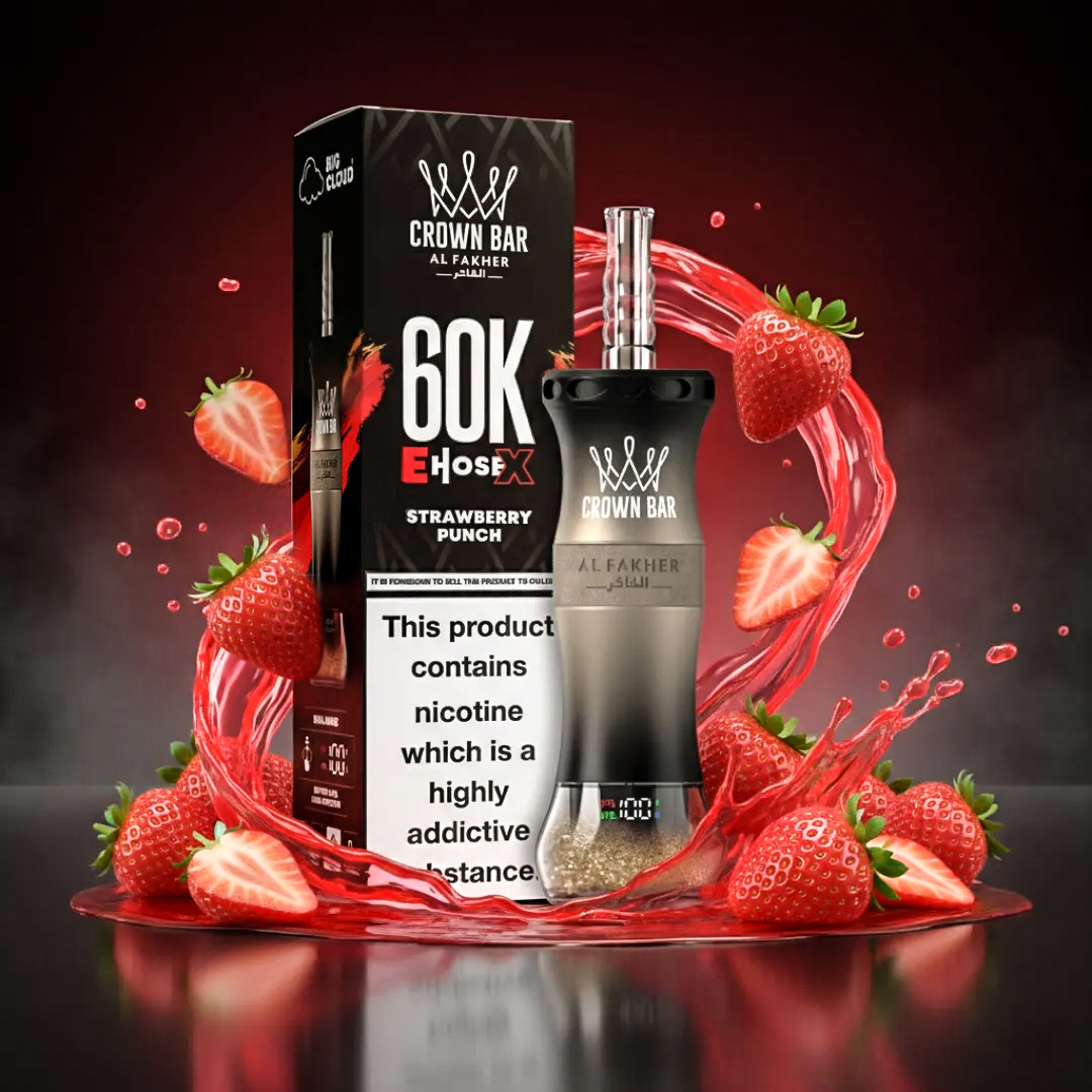 Al Fakher Crown Bar E Hose X 60K Disposable Vape (5%, 60000 Puffs)