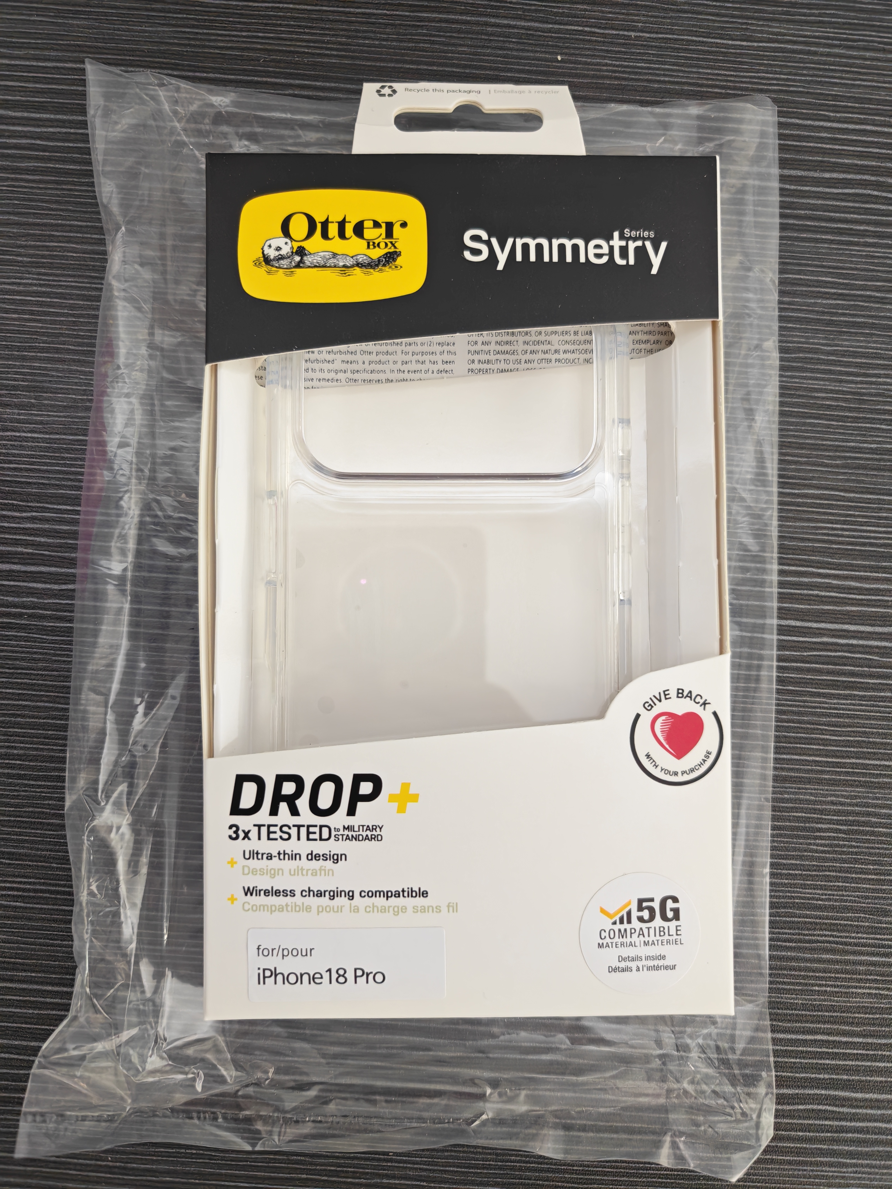 iPhone 18 Pro / 18Pro Clear otterbox Symmetry Case (0920) - GreshamTech
