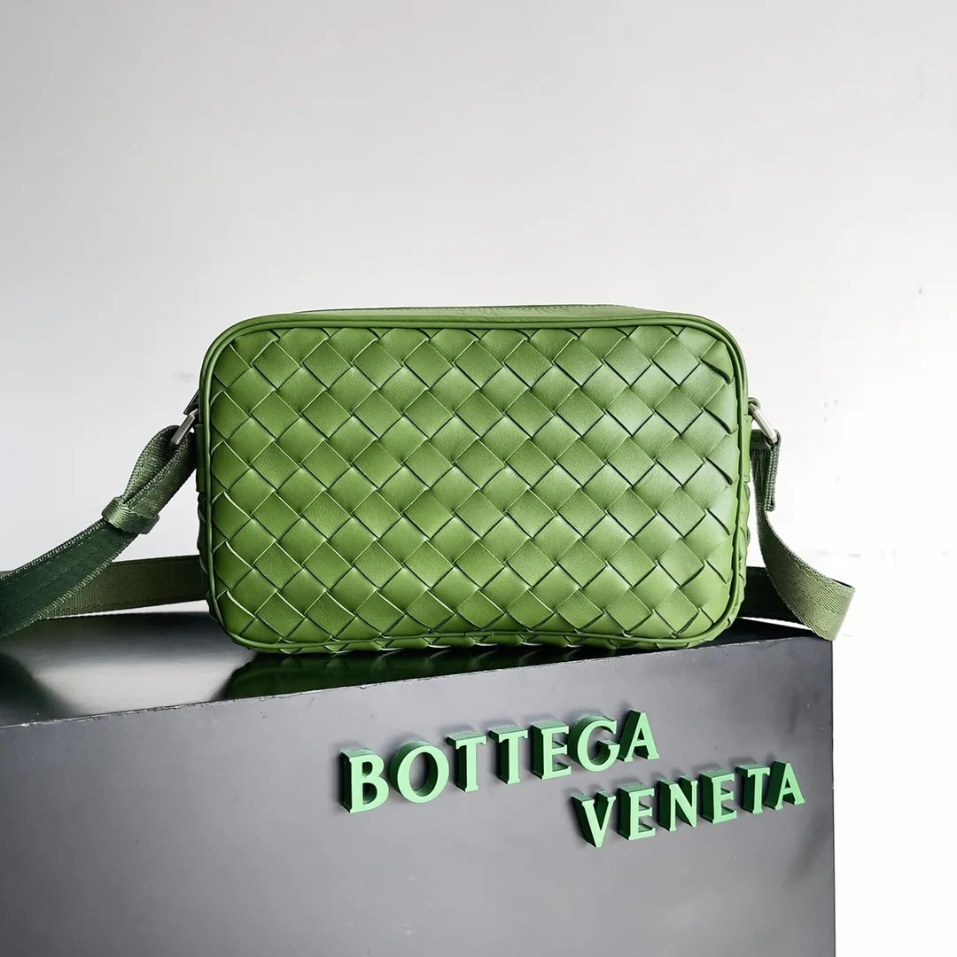 Bottega Veneta Intrecciato Woven Leather Crossbody Bag product photo from LabelPicks