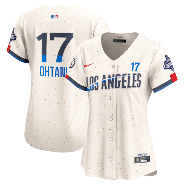 Shohei Ohtani Los Angeles Dodgers Nike Women's 2025 World Series Champions Home Limited Jersey - Cream