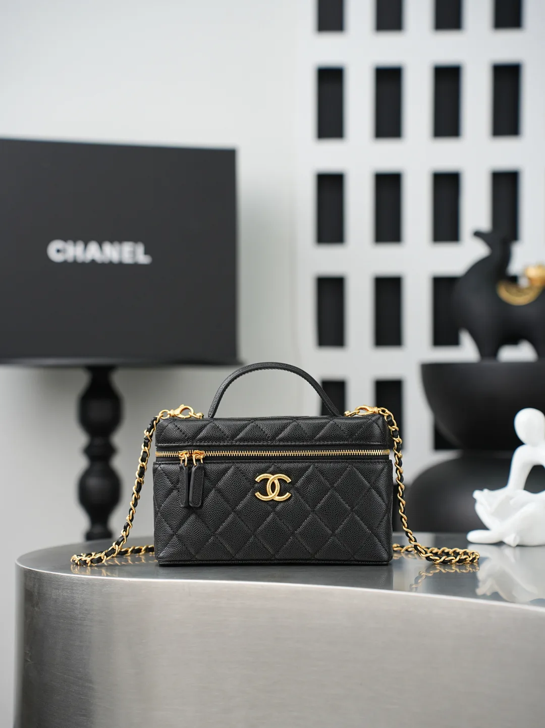 Chanel Quilted Leather Top Handle Bag product photo from LabelPicks