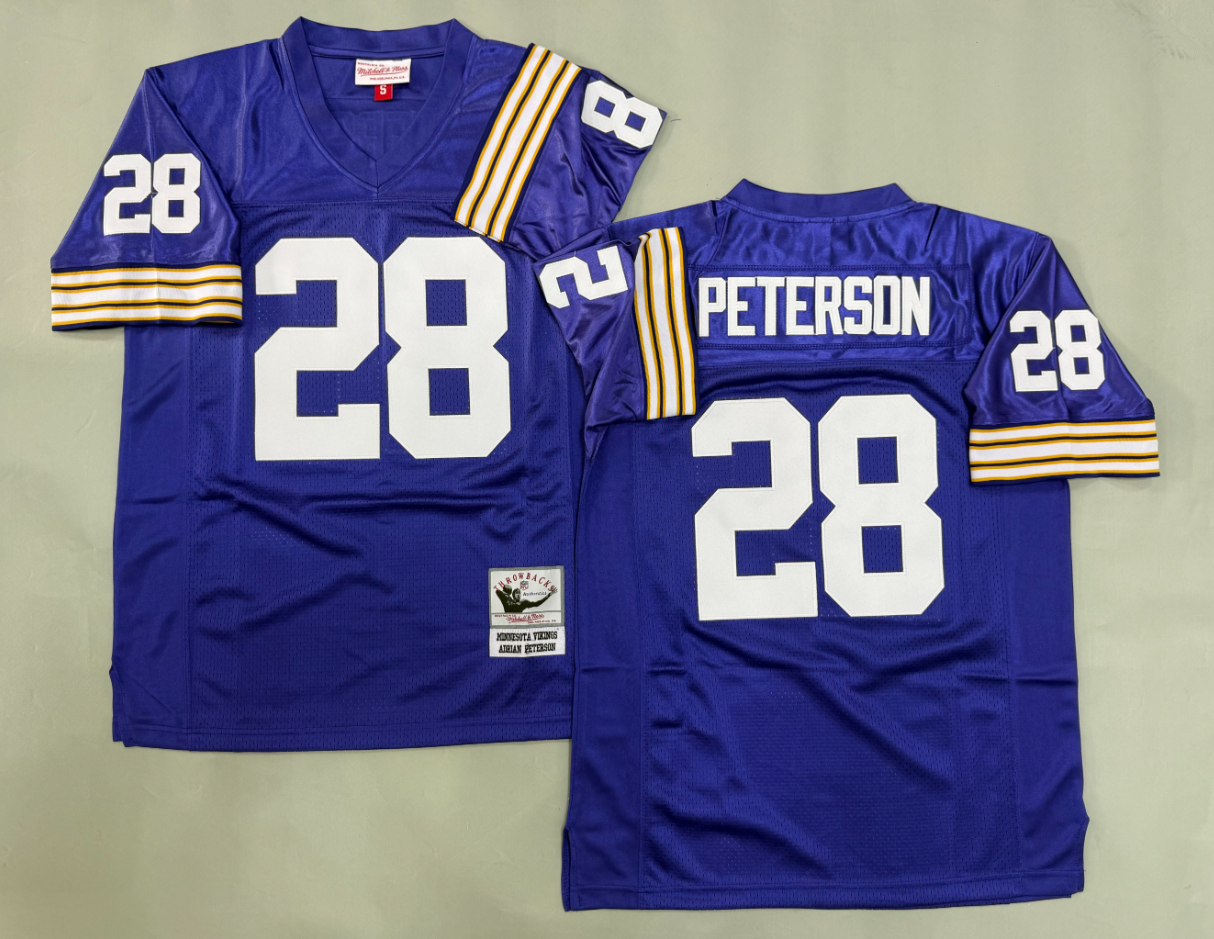 Adrian Peterson Minnesota Vikings Authentic Throwback Retired Player Jersey