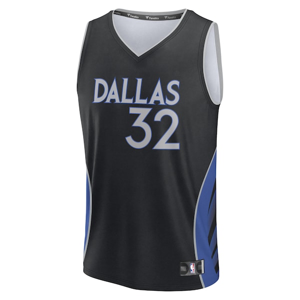 Cooper Flagg Dallas Mavericks  2025/26 City Edition Fast Break Jersey - Black
