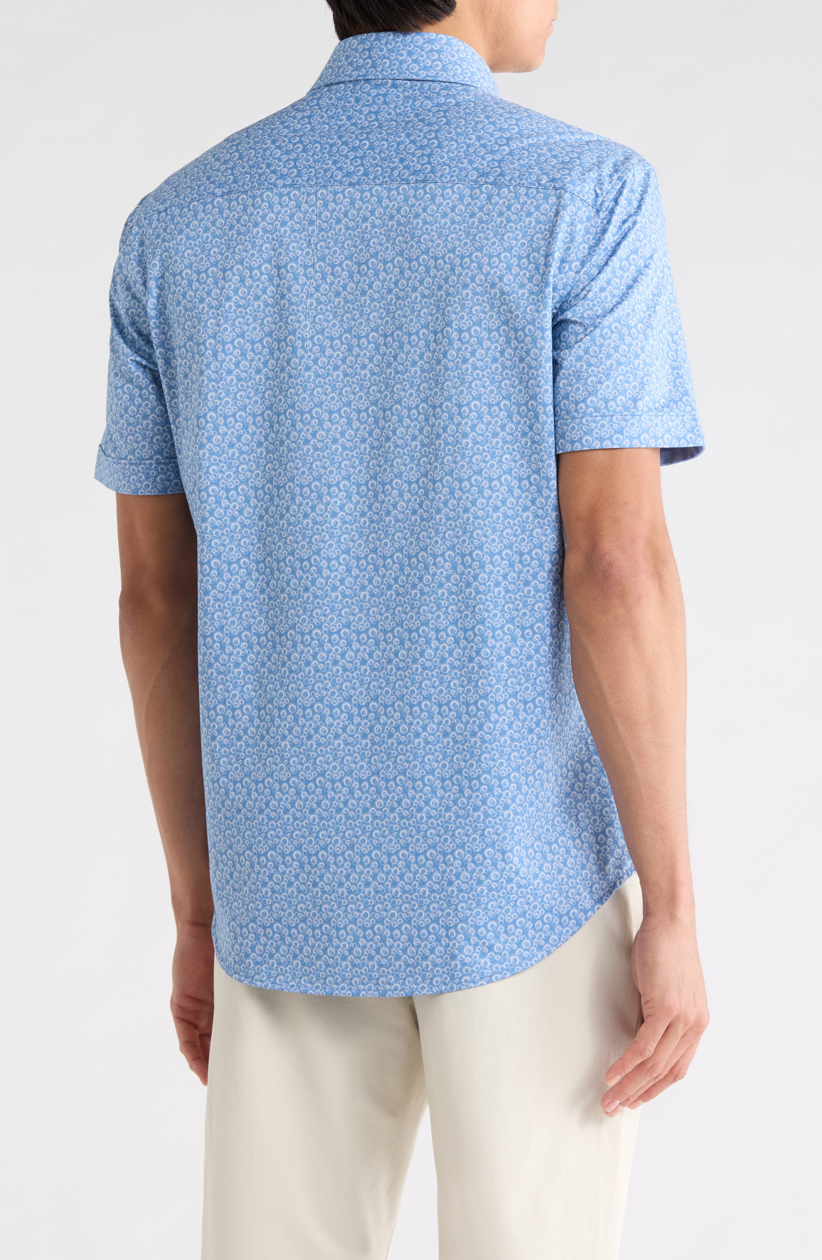 Bugatchi Short Sleeve Woven Shirt