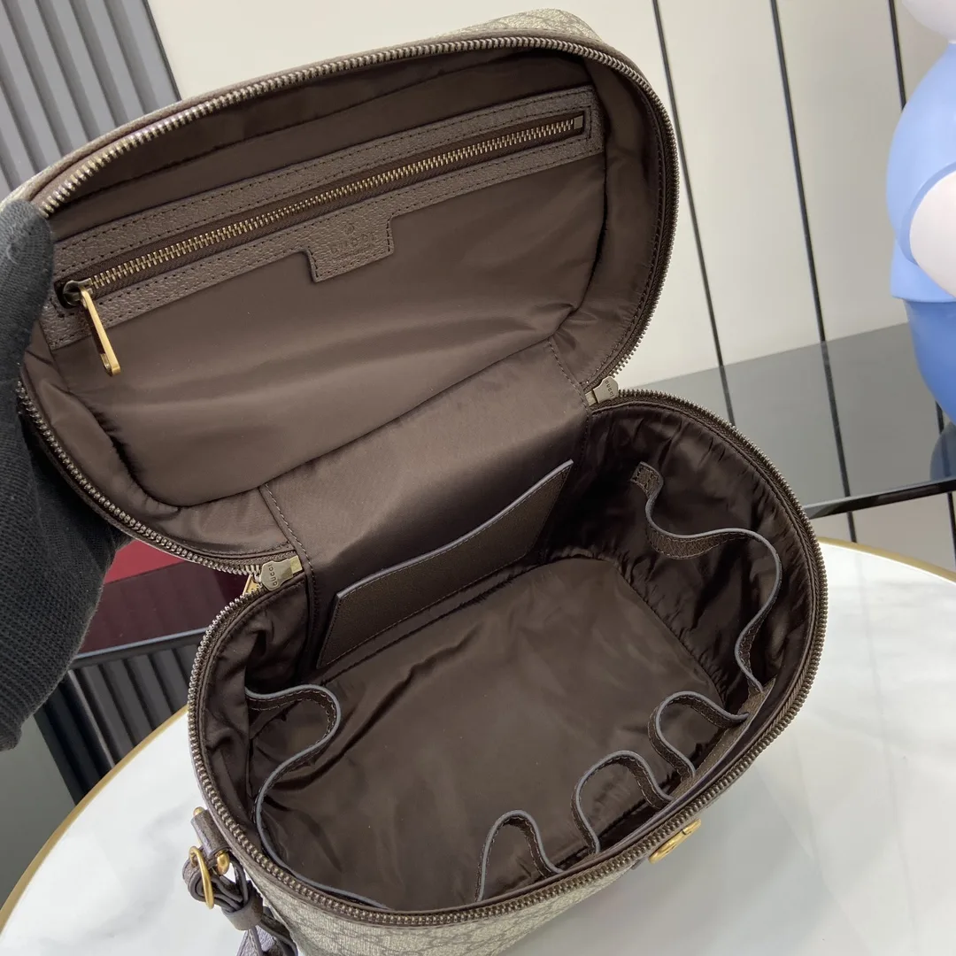 Gucci Brown Canvas and Leather Top Handle Bag product photo from LabelPicks