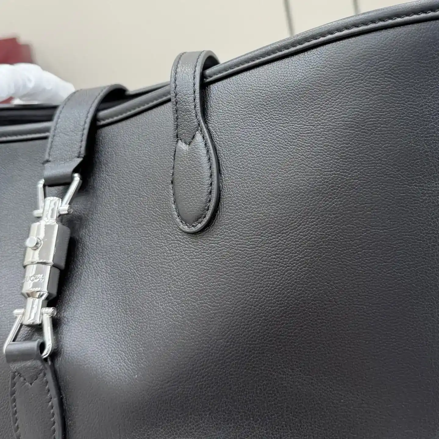 Gucci Black Jackie Quilted Leather Tote Bag product photo from LabelPicks