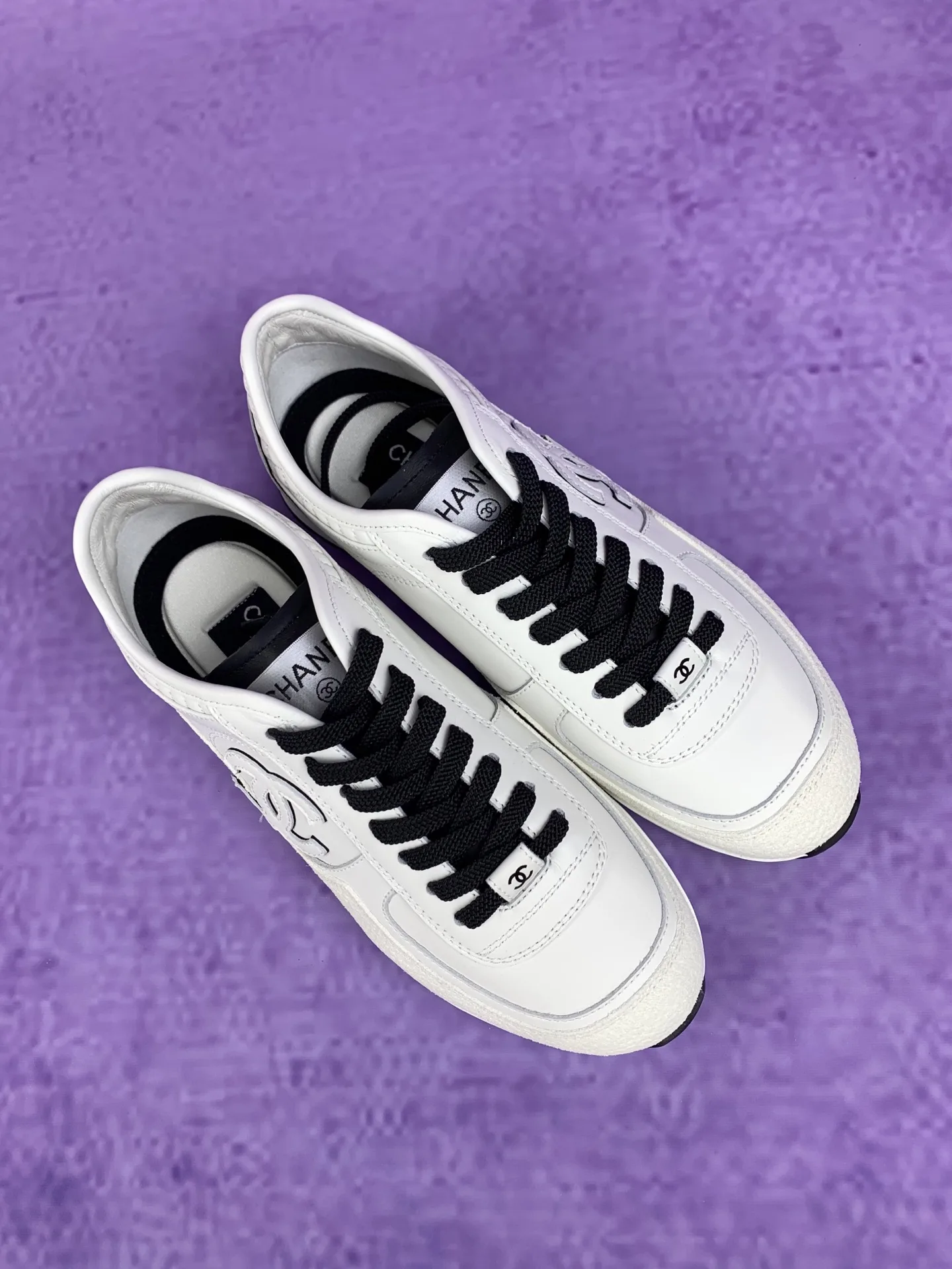 CHANEL Sneakers Calfskin & Velvet Calfskin product photo from LabelPicks