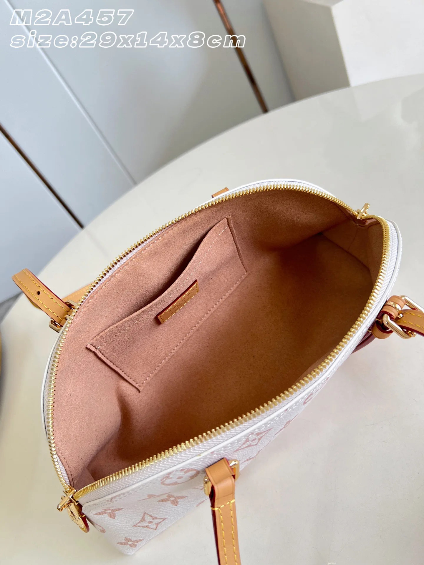 Louis Vuitton Red Alma Canvas and Leather Shoulder Bag product photo from LabelPicks
