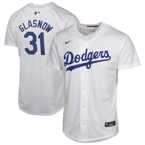 Tyler Glasnow Los Angeles Dodgers Nike Youth Home Player Game Jersey - White
