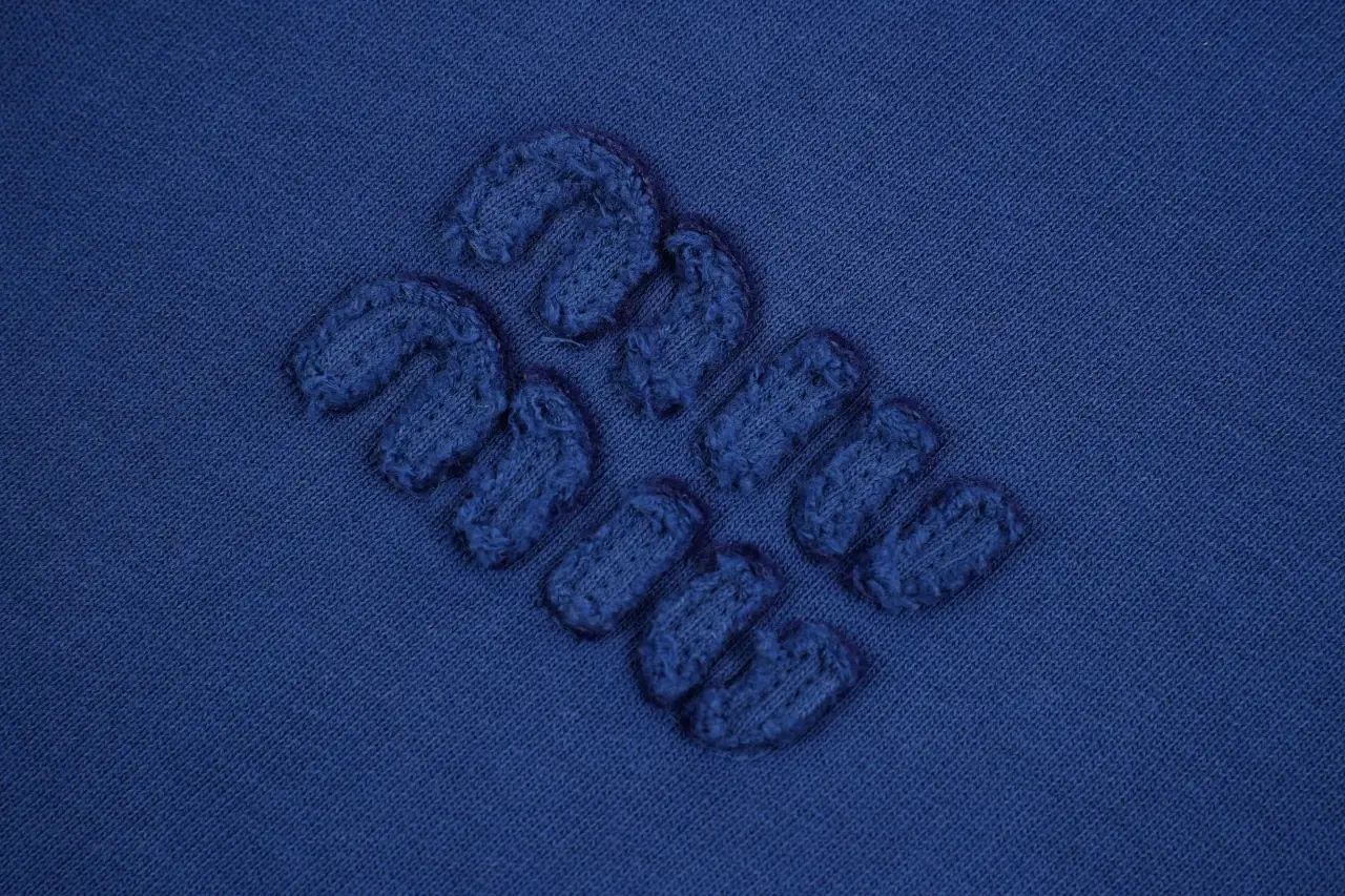Miu Miu Klein Blue Washed Distressed Hoodie product photo from LabelPicks