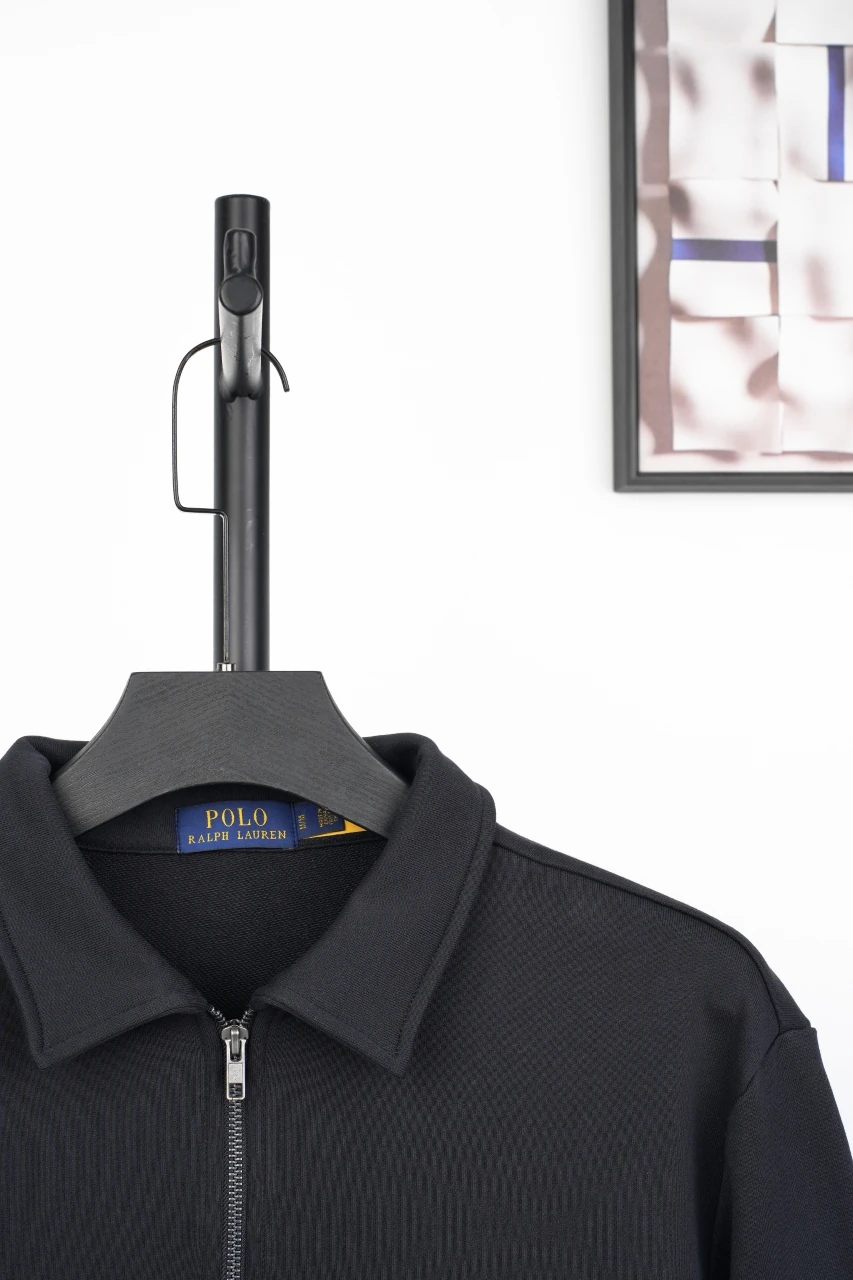Ralph Lauren Black Pony Embroidered Mock Neck Sweatshirt product photo from LabelPicks