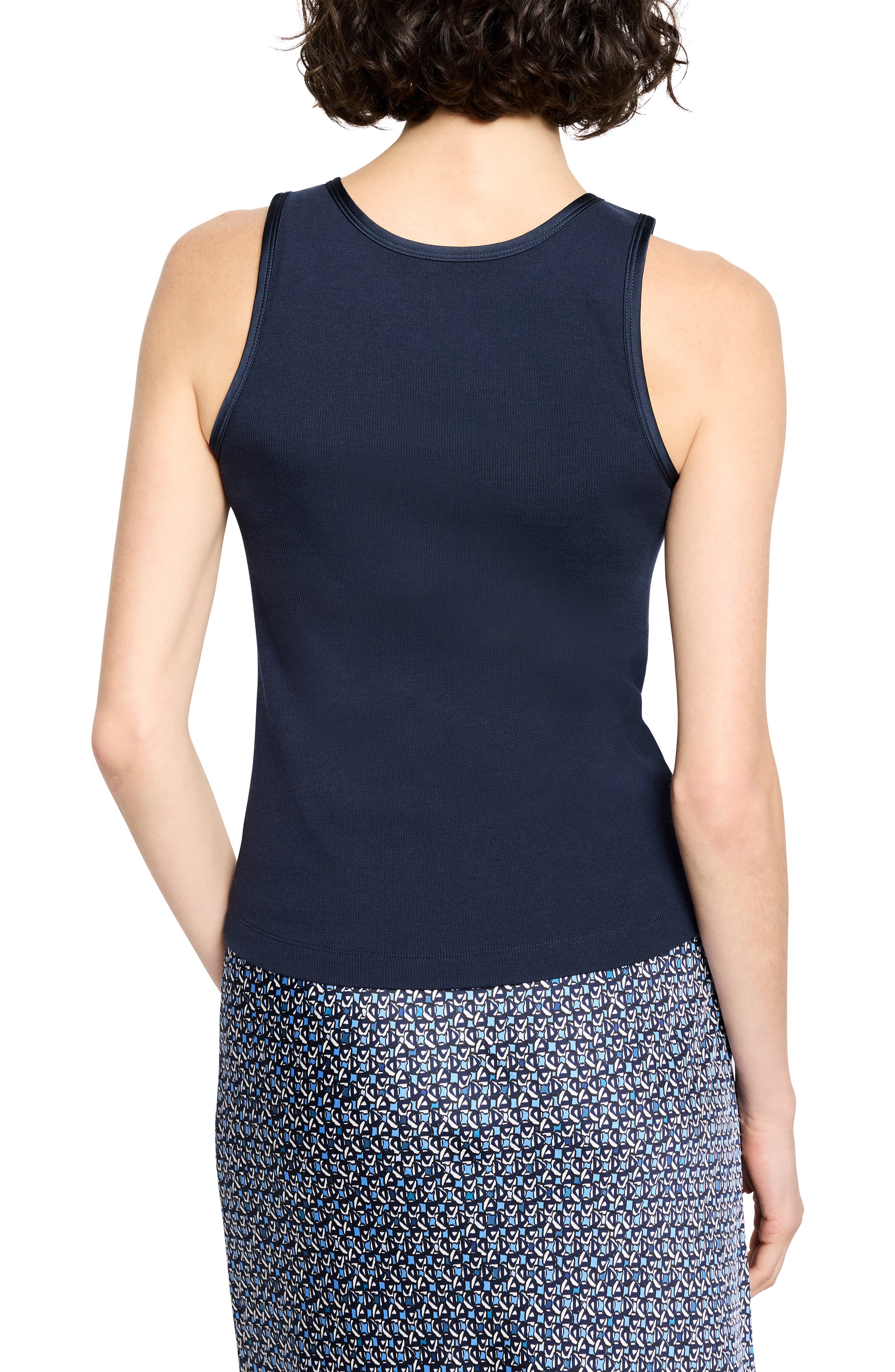 NIC+ZOE Perfect Knit Trimmed Tank