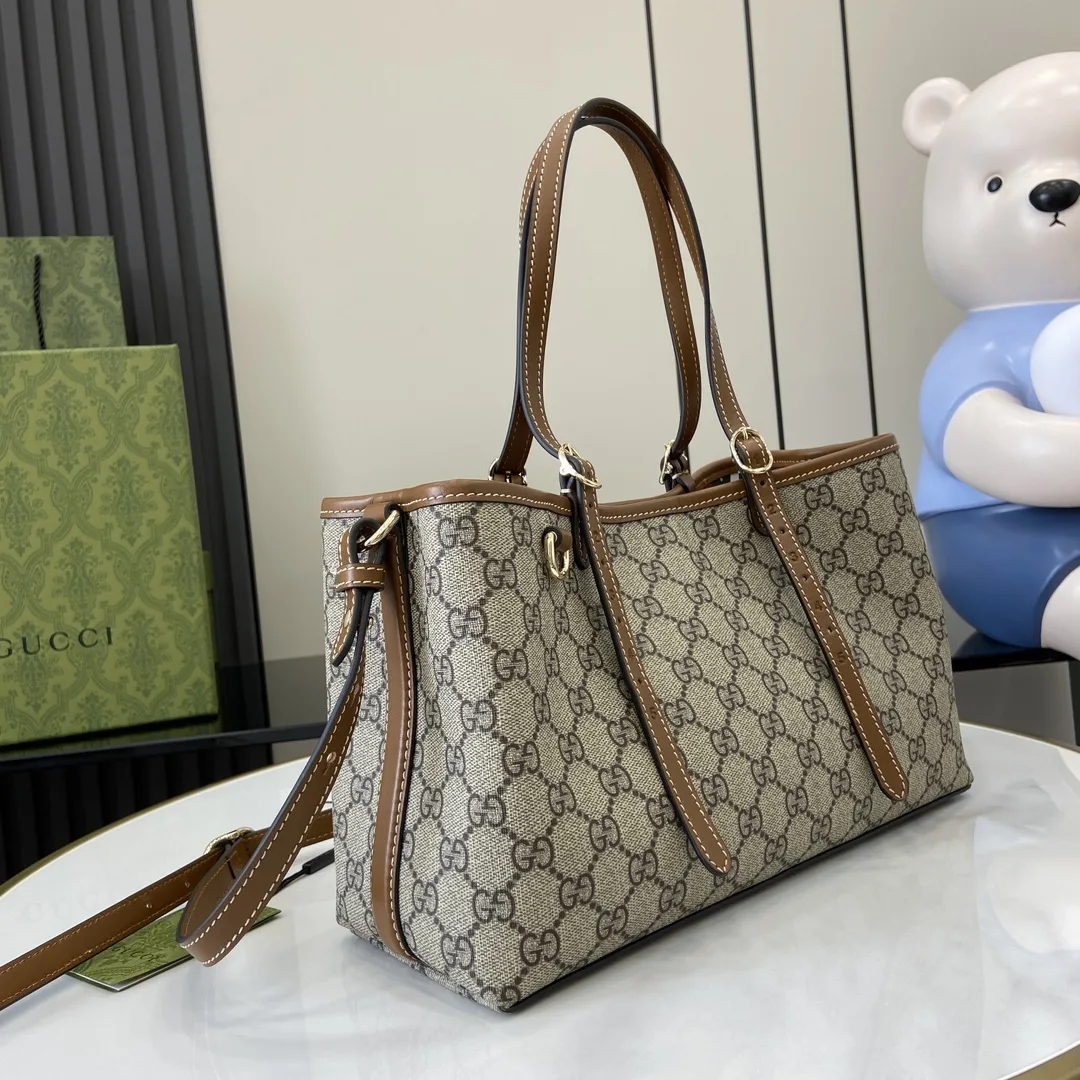 Gucci Brown Ophidia Tote Bag product photo from LabelPicks