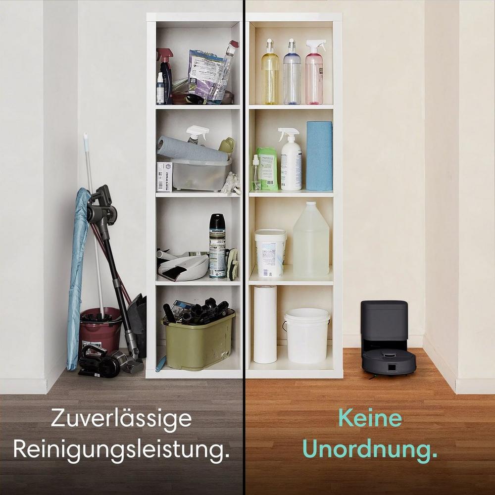 Roomba® Mini Saug- & Wischroboter + AutoEmpty™ Dock – Schwarz