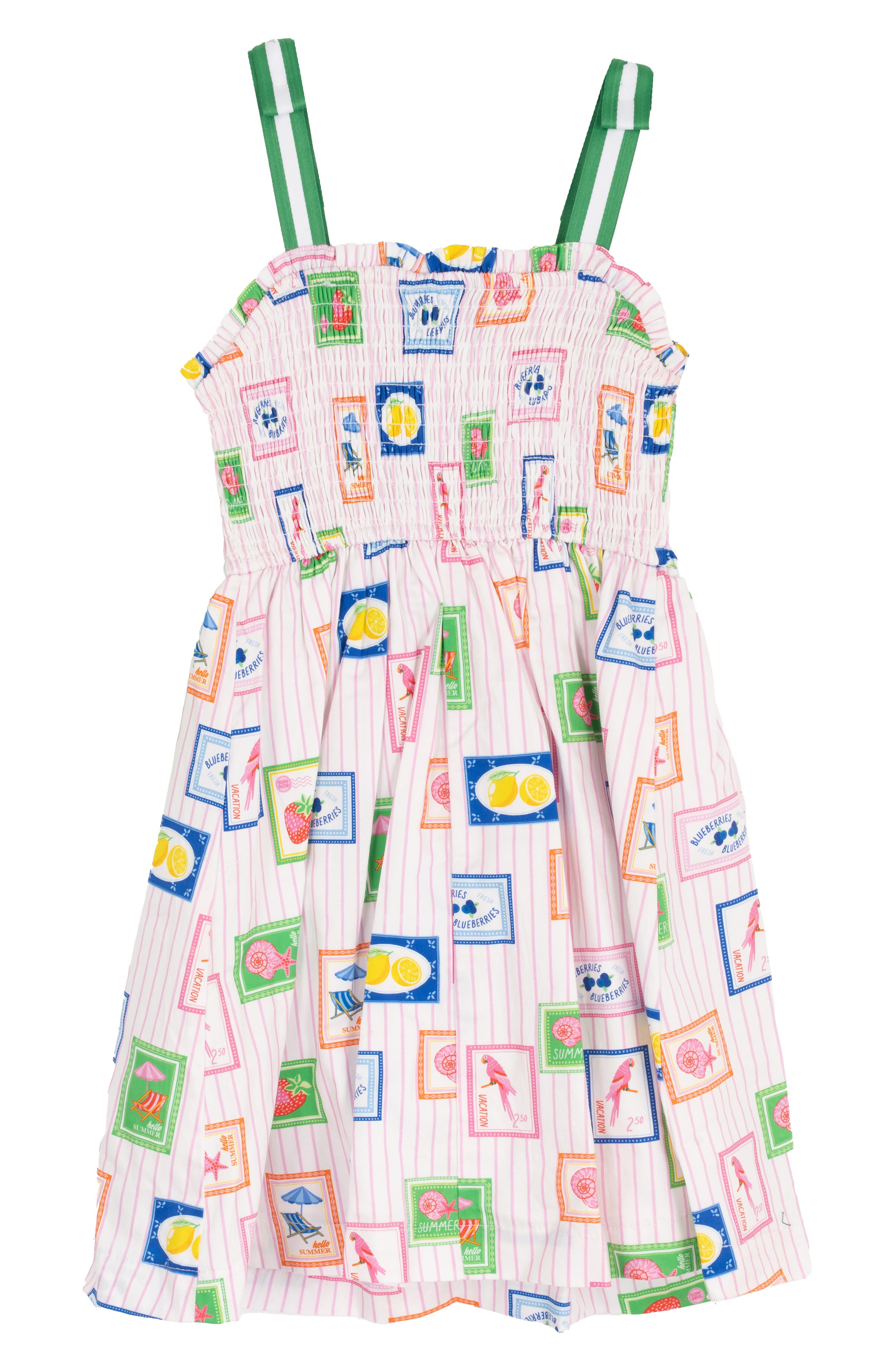 Rare Editions Kids' Printed Smocked Sundress