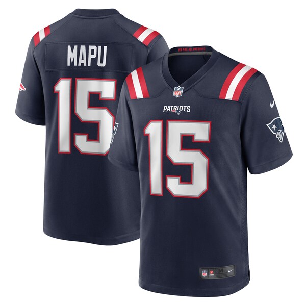 Marte Mapu New England Patriots Nike  Game Jersey -  Navy