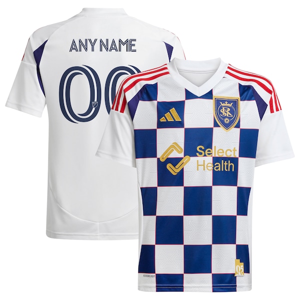 Real Salt Lake adidas 2025 Grid City Replica Custom Jersey - White