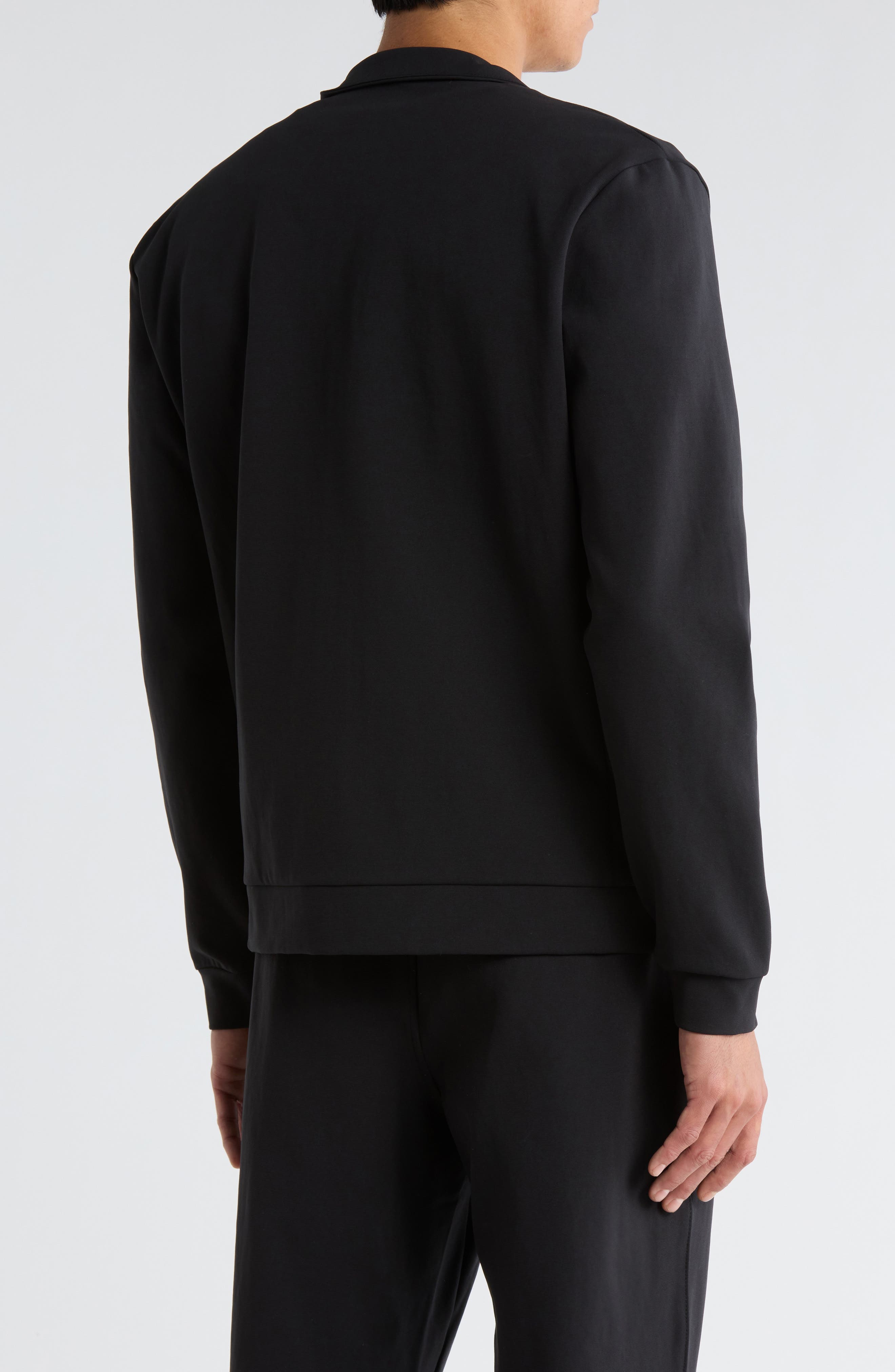 Original Penguin Micro Texture Full Zip Sweatshirt