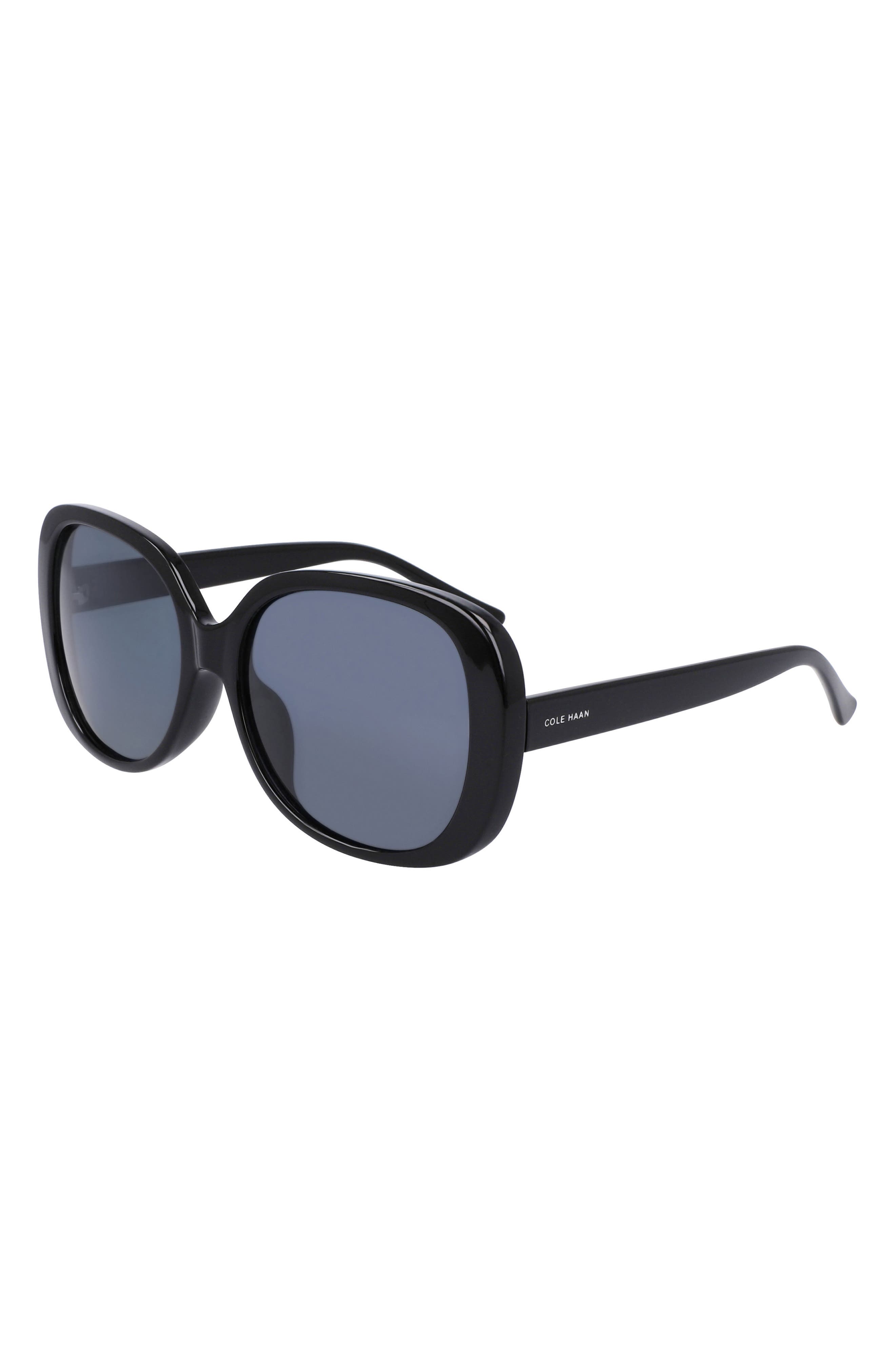 Cole Haan 58mm Polarized Round Sunglasses