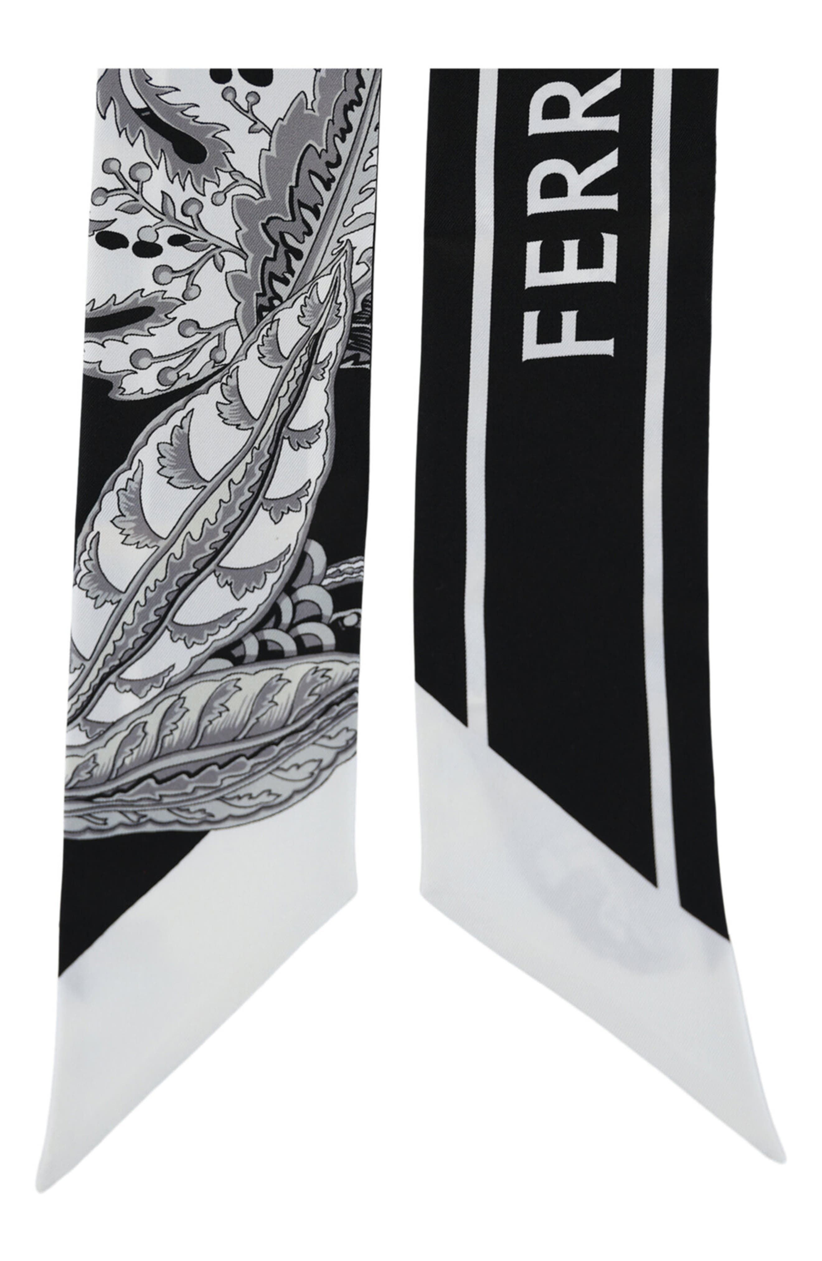 FERRAGAMO Skinny Silk Scarf