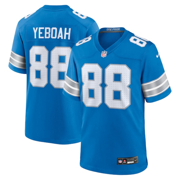 Kenny Yeboah Detroit Lions Nike Team Game Jersey -  Blue