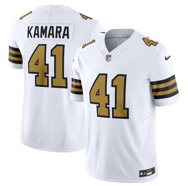 Alvin Kamara New Orleans Saints Nike Alternate Vapor F.U.S.E. Limited Jersey - White/Black