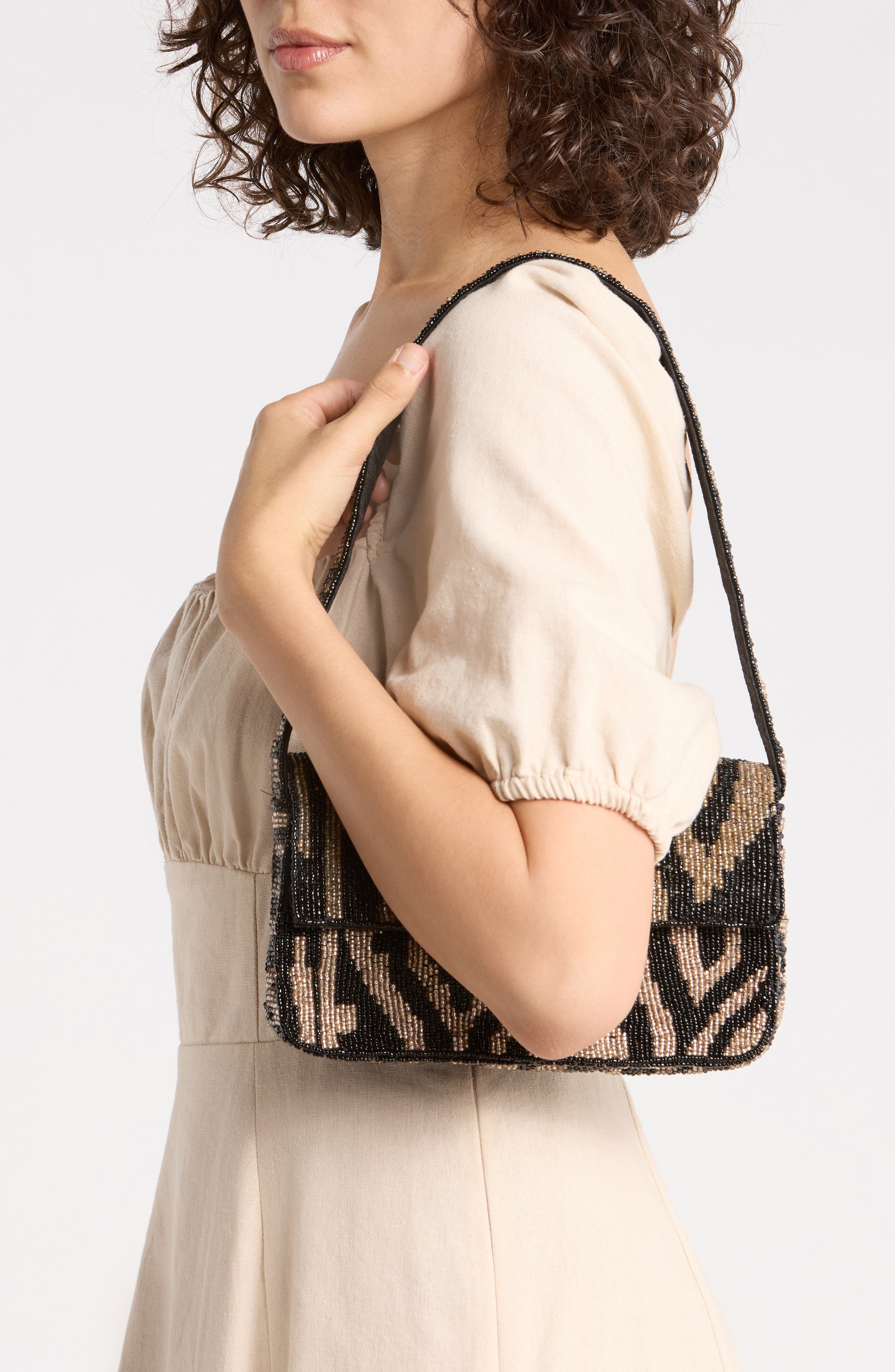 Collection XIIX Beaded Shoulder Bag