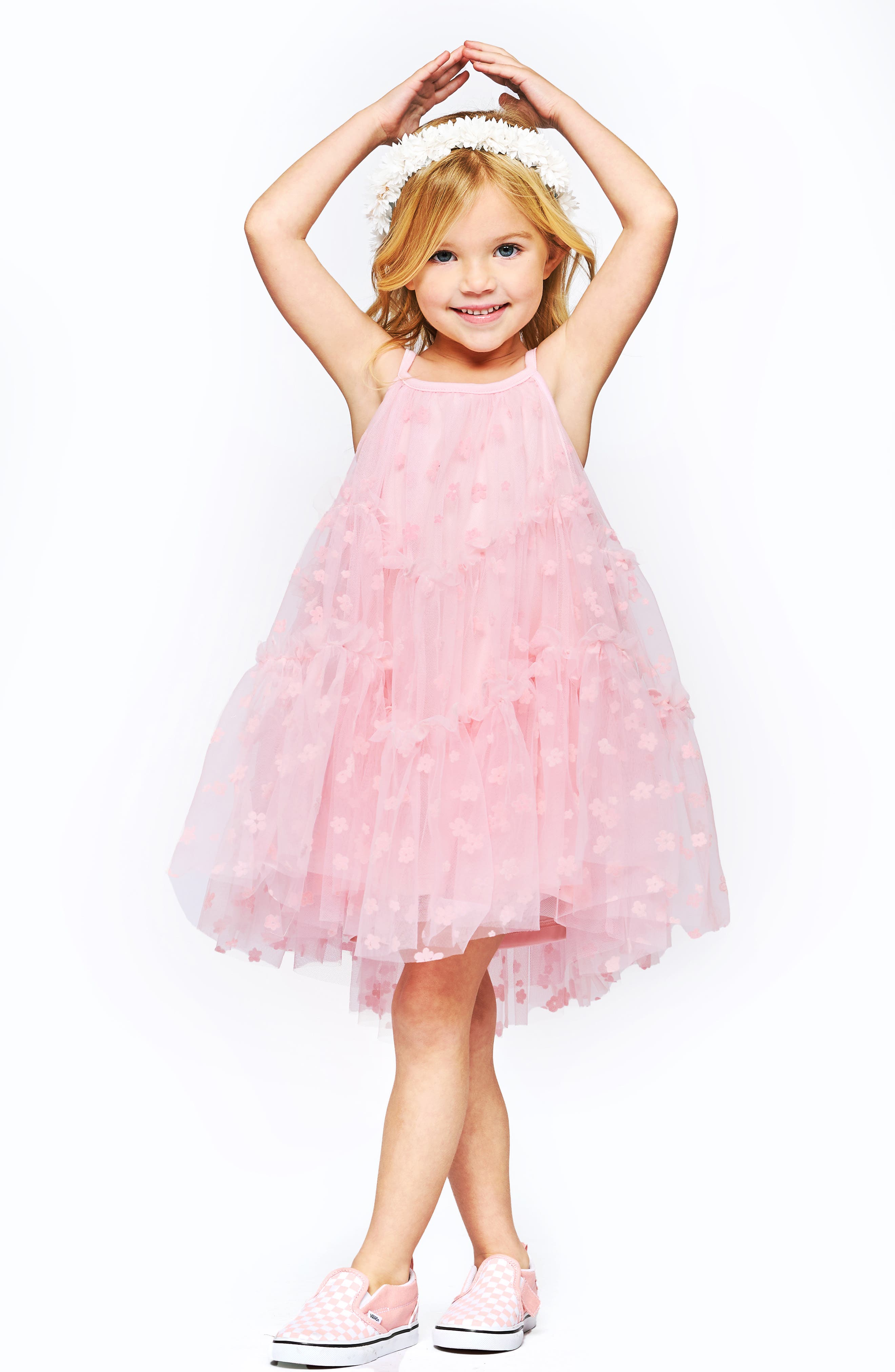 Truly Me Kids' Tiered Tulle Party Dress