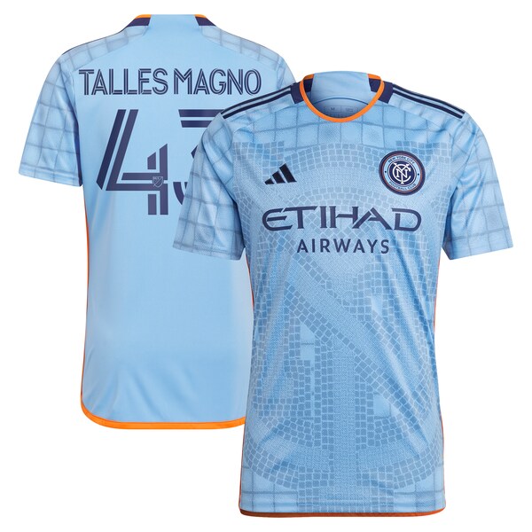 Talles Magno New York City FC adidas 2024 The Interboro Kit Replica Jersey - Light Blue