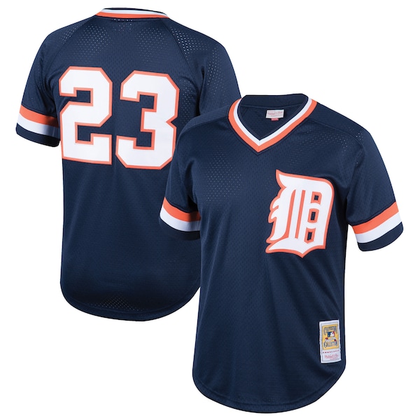 Kirk Gibson Detroit Tigers Youth Cooperstown Collection Mesh Batting Practice Jersey - Navy