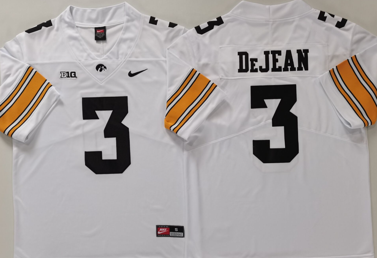 Cooper DeJean NCAA Iowa Hawkeyes Nike Vapor Limited Jersey