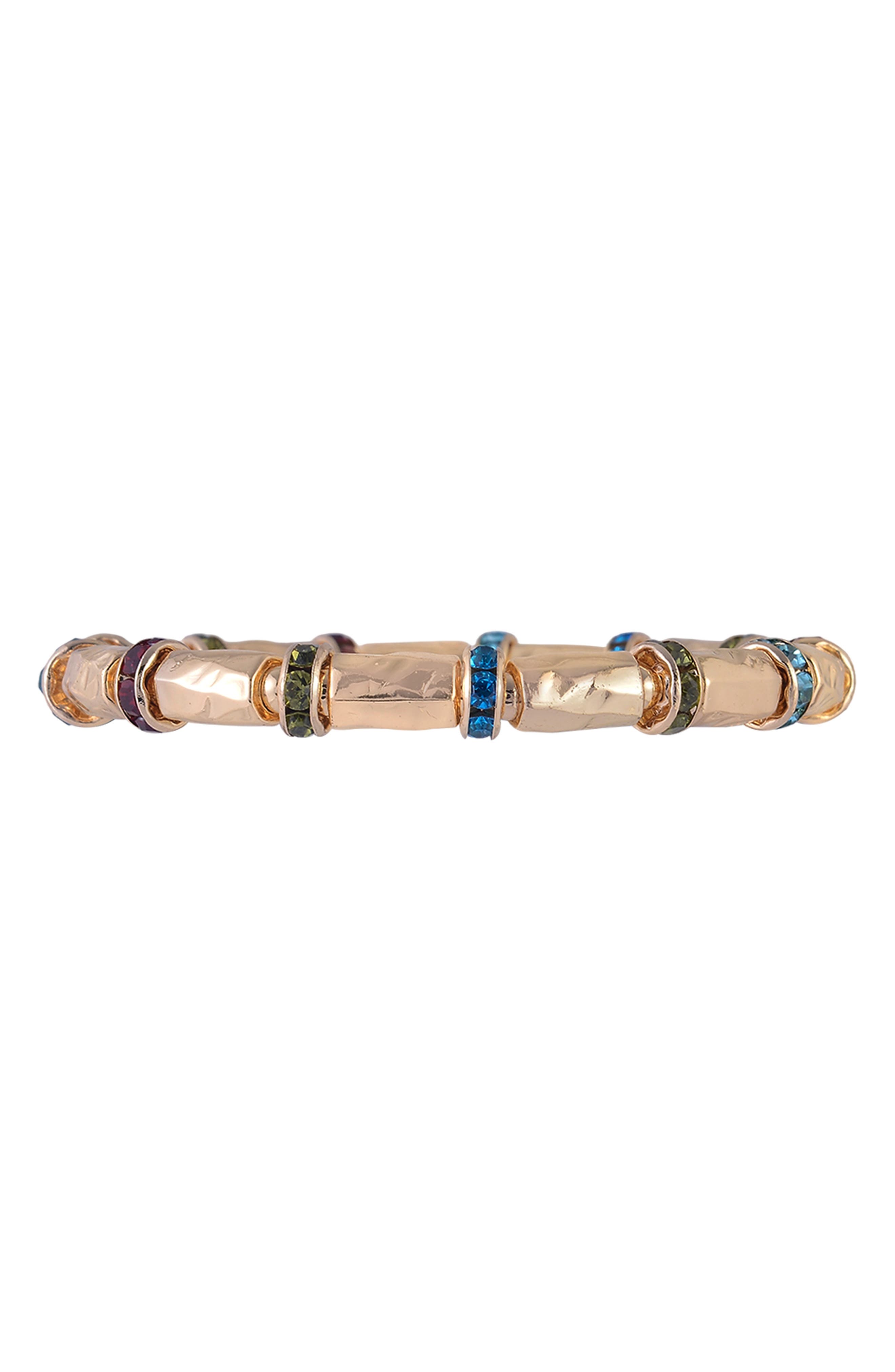 Rachel Roy Set of 2 Beaded Bangle Bracelets