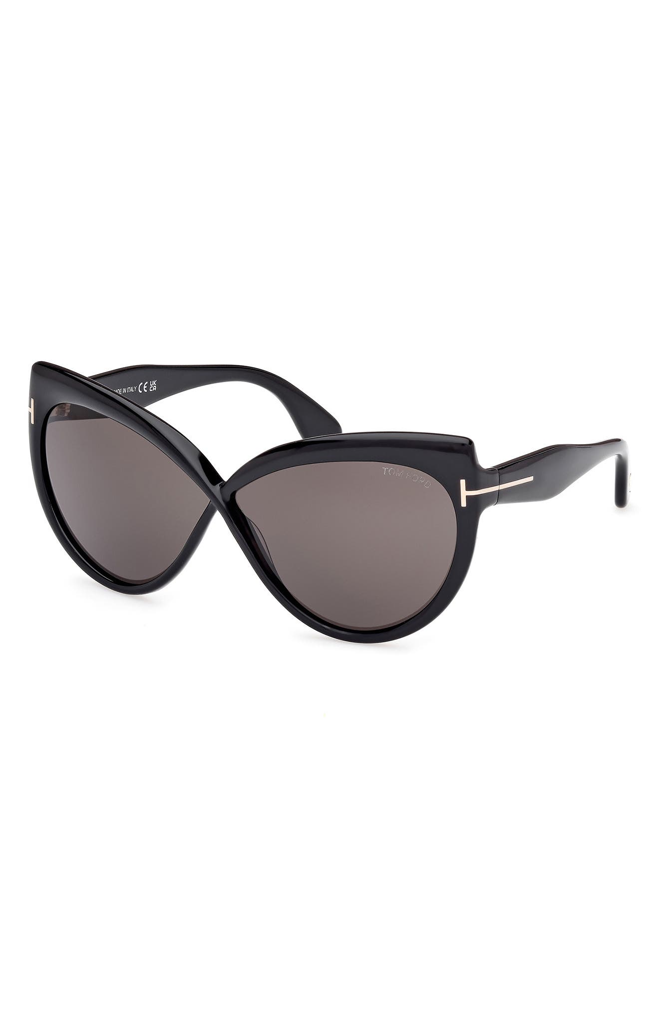 TOM FORD 65mm Butterfly Sunglasses