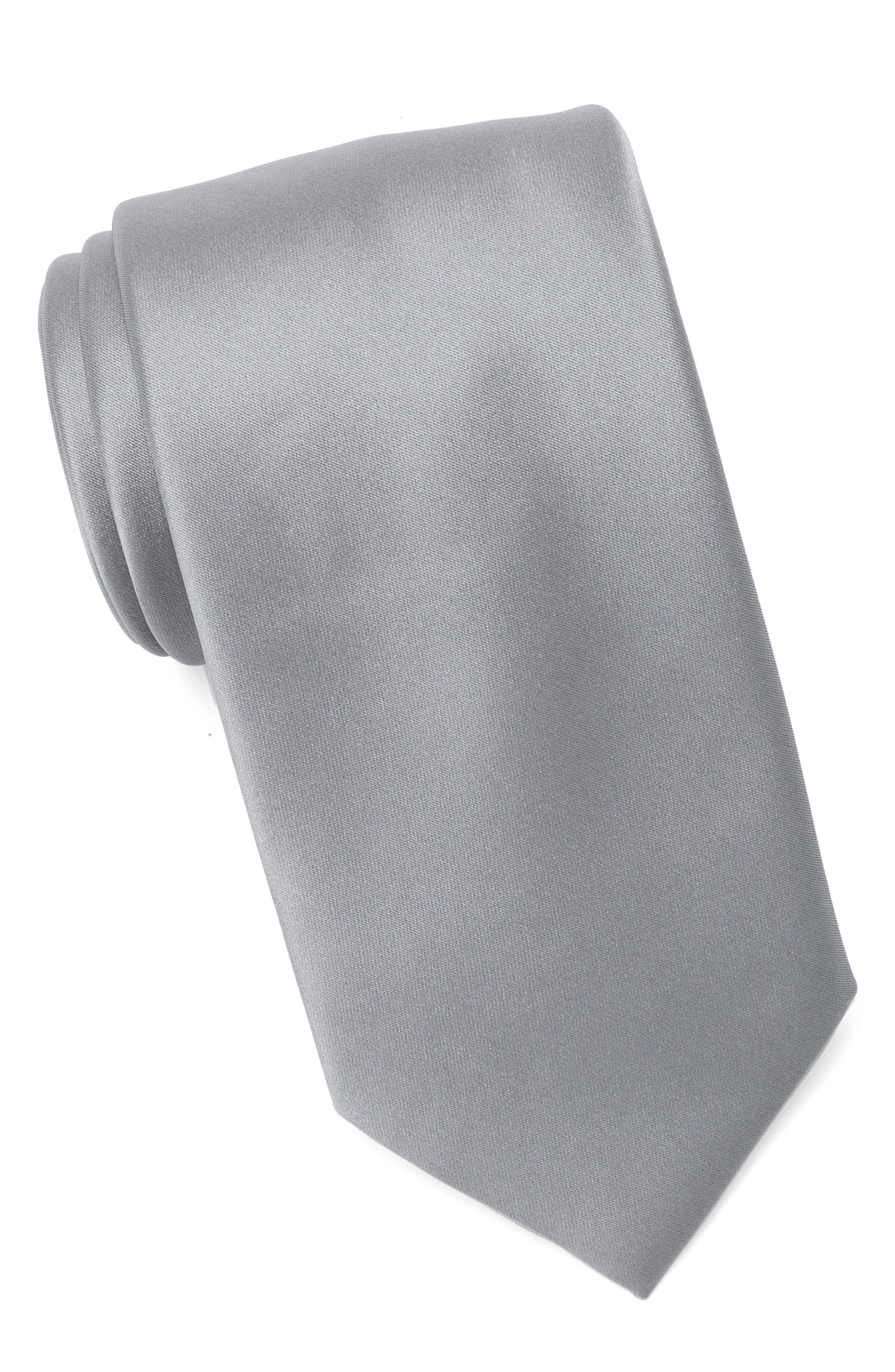 NORDSTROM RACK Solid Satin Tie