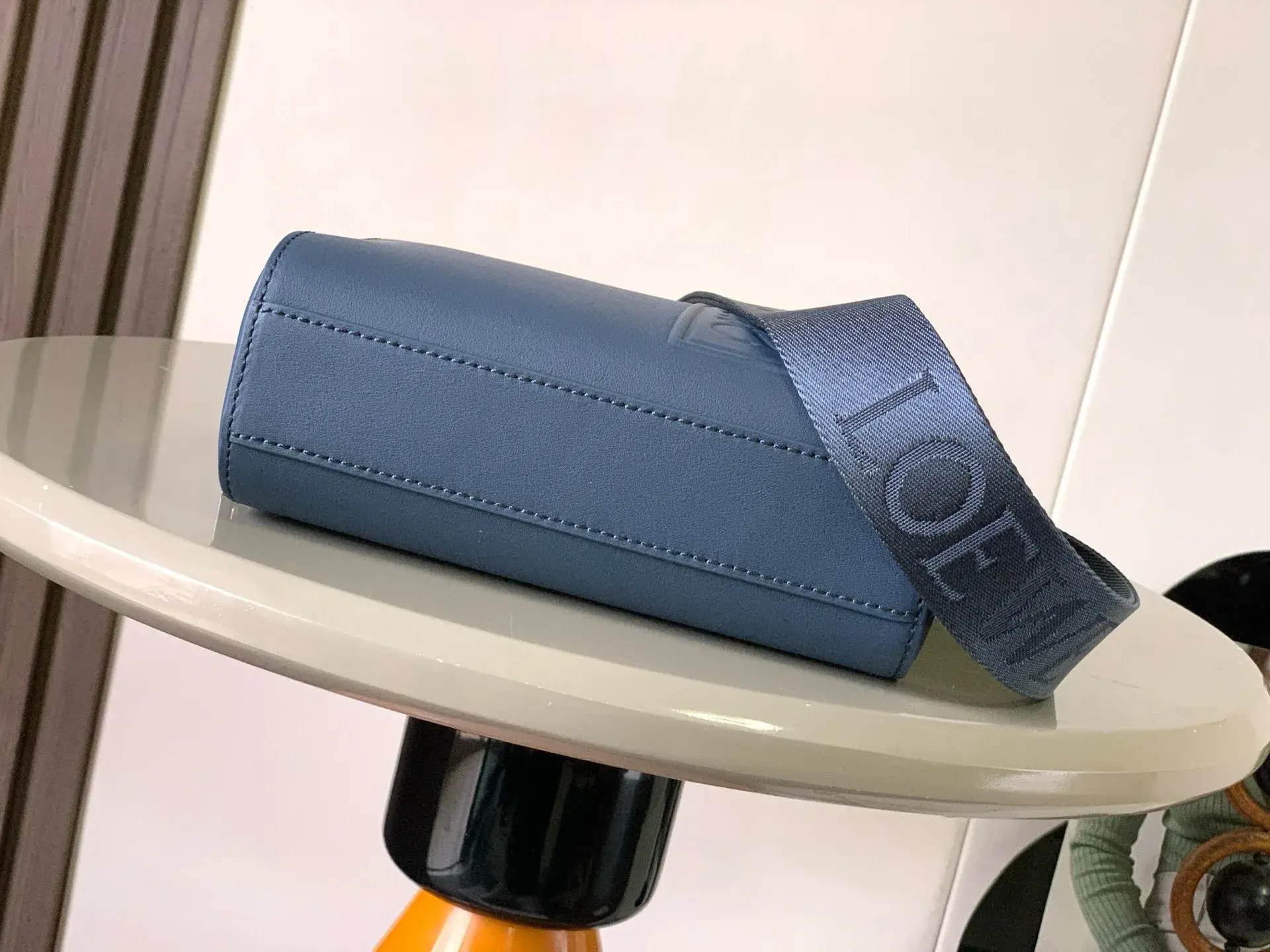Loewe Blue Calfskin Crossbody Bag product photo from LabelPicks