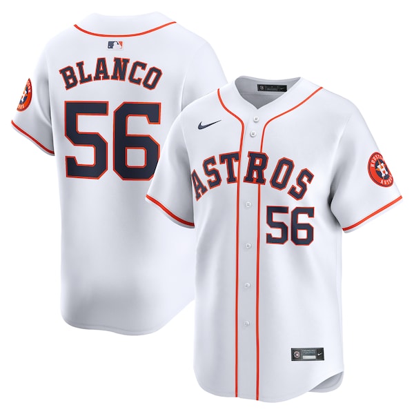 Ronel Blanco Houston Astros Nike Home Limited Player Jersey - White/Gray