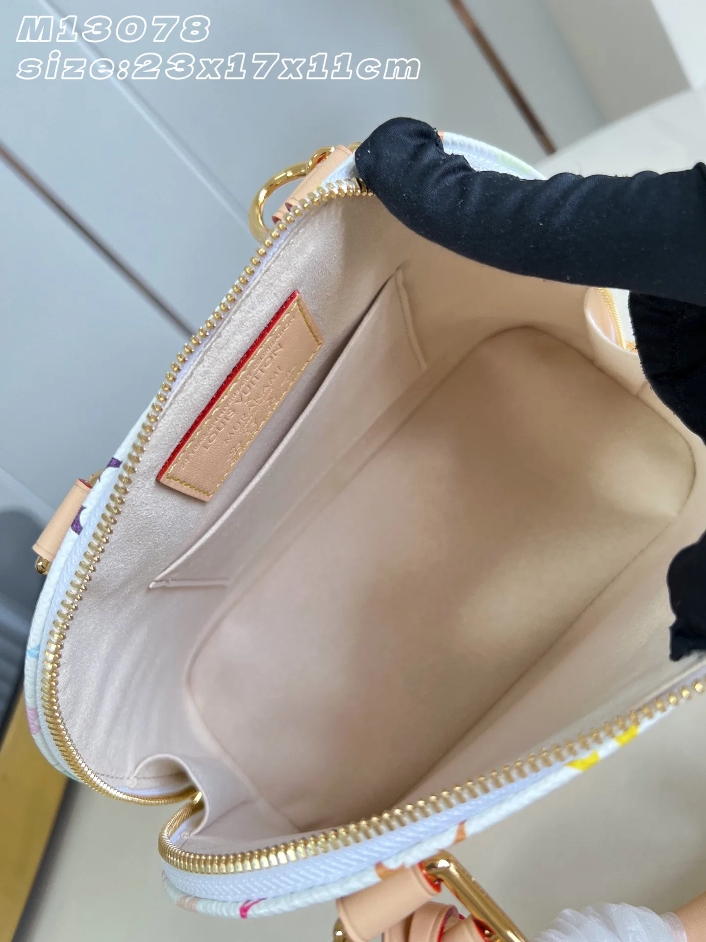 Louis Vuitton Alma Red Monogram Canvas Top Handle Bag product photo from LabelPicks