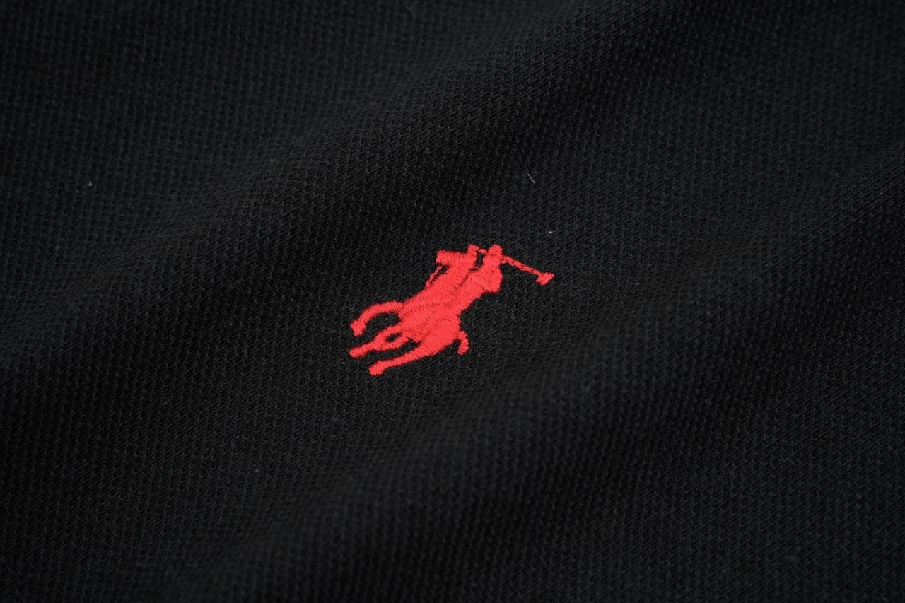 Ralph Lauren Black Pony Embroidered Long Sleeve Polo Shirt product photo from LabelPicks