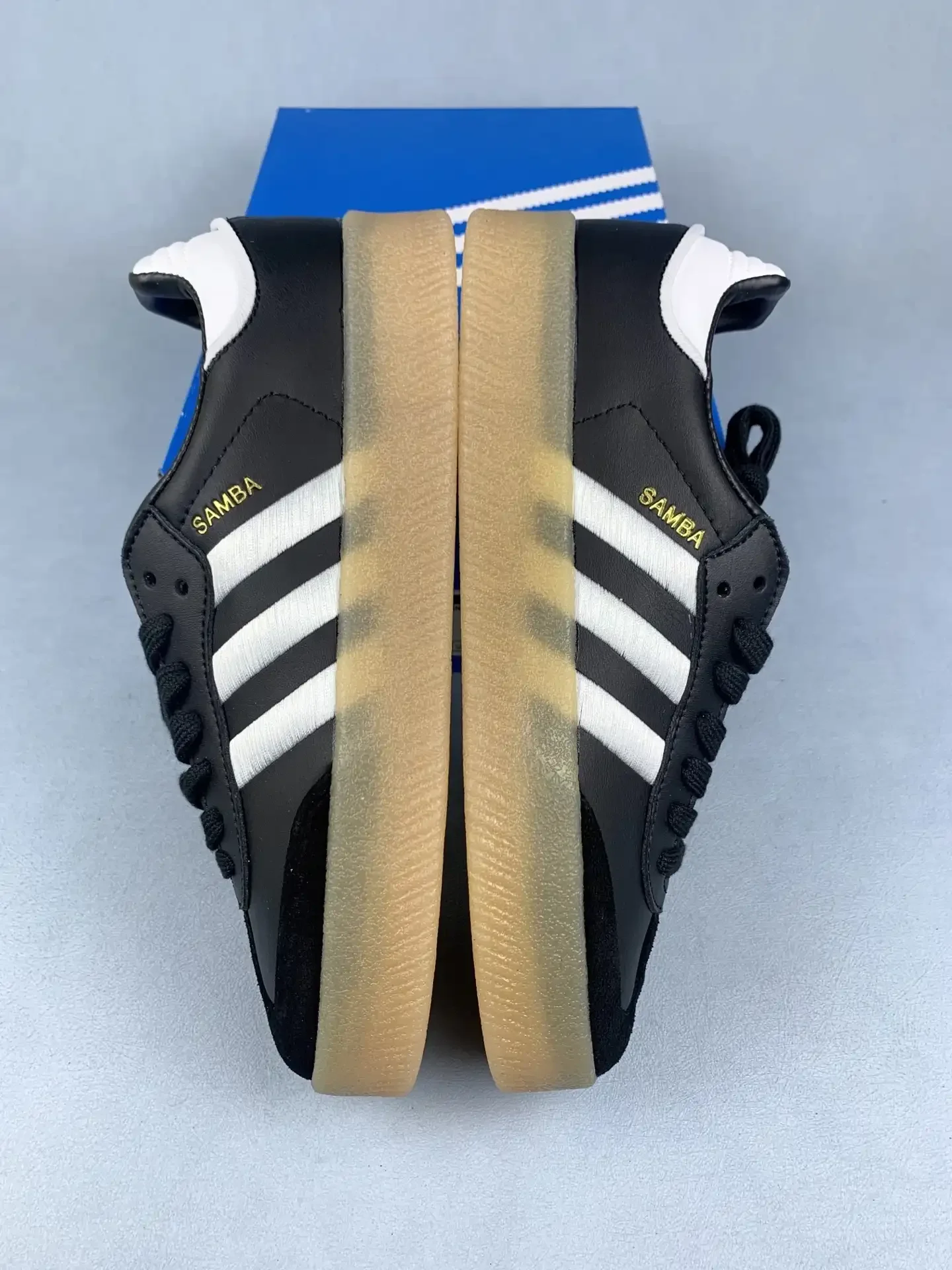 adidas Sambae Black White Gum Shoes product photo from LabelPicks