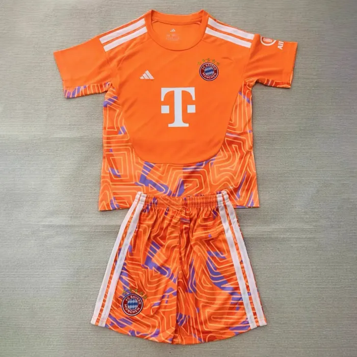 Kids Bayern Munich Goalkeeper Jersey Suit 26/27