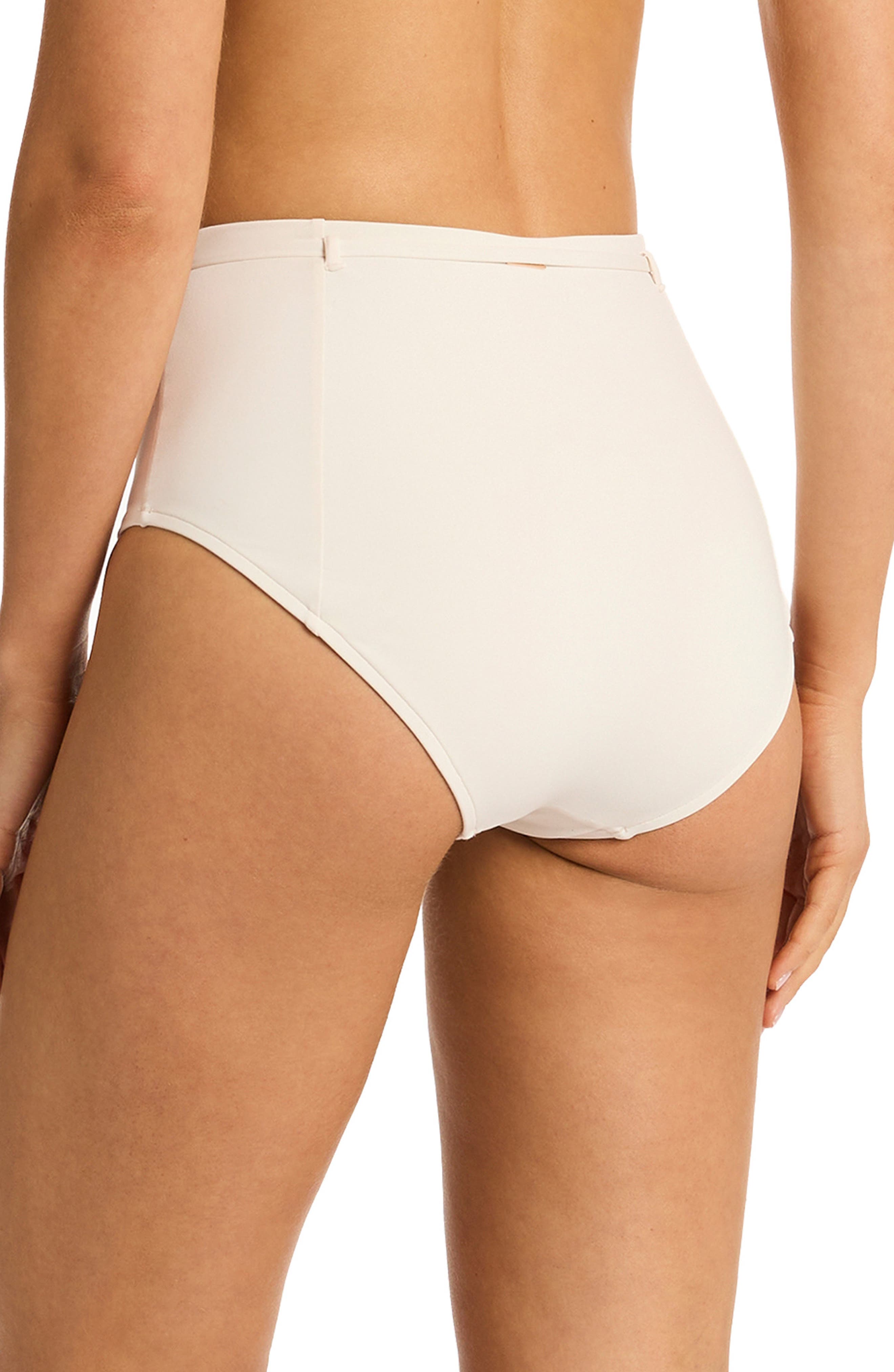 Sea Level Casa Del Mar Belted High Waist Bikini Bottoms