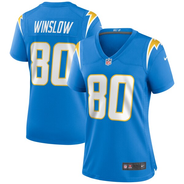 Kellen Winslow Los Angeles Chargers Nike Women's Game Retired Player Jersey - Powder Blue/Navy