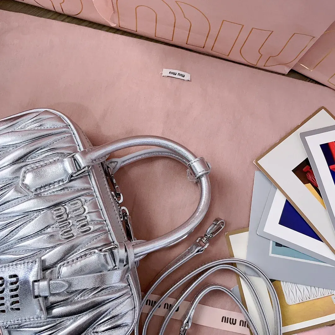 Miu Miu Arcadie Satin Top Handle Bag product photo from LabelPicks