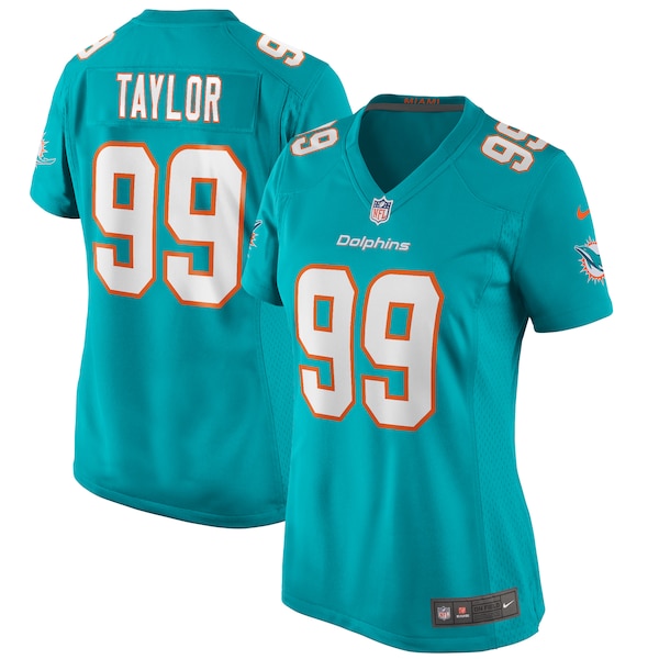 Jason Taylor Miami Dolphins Nike Women's Game Retired Player Jersey - Aqua