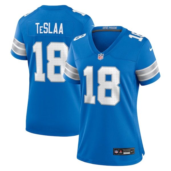 Isaac TeSlaa Detroit Lions Nike Women's Game Player Jersey - Blue