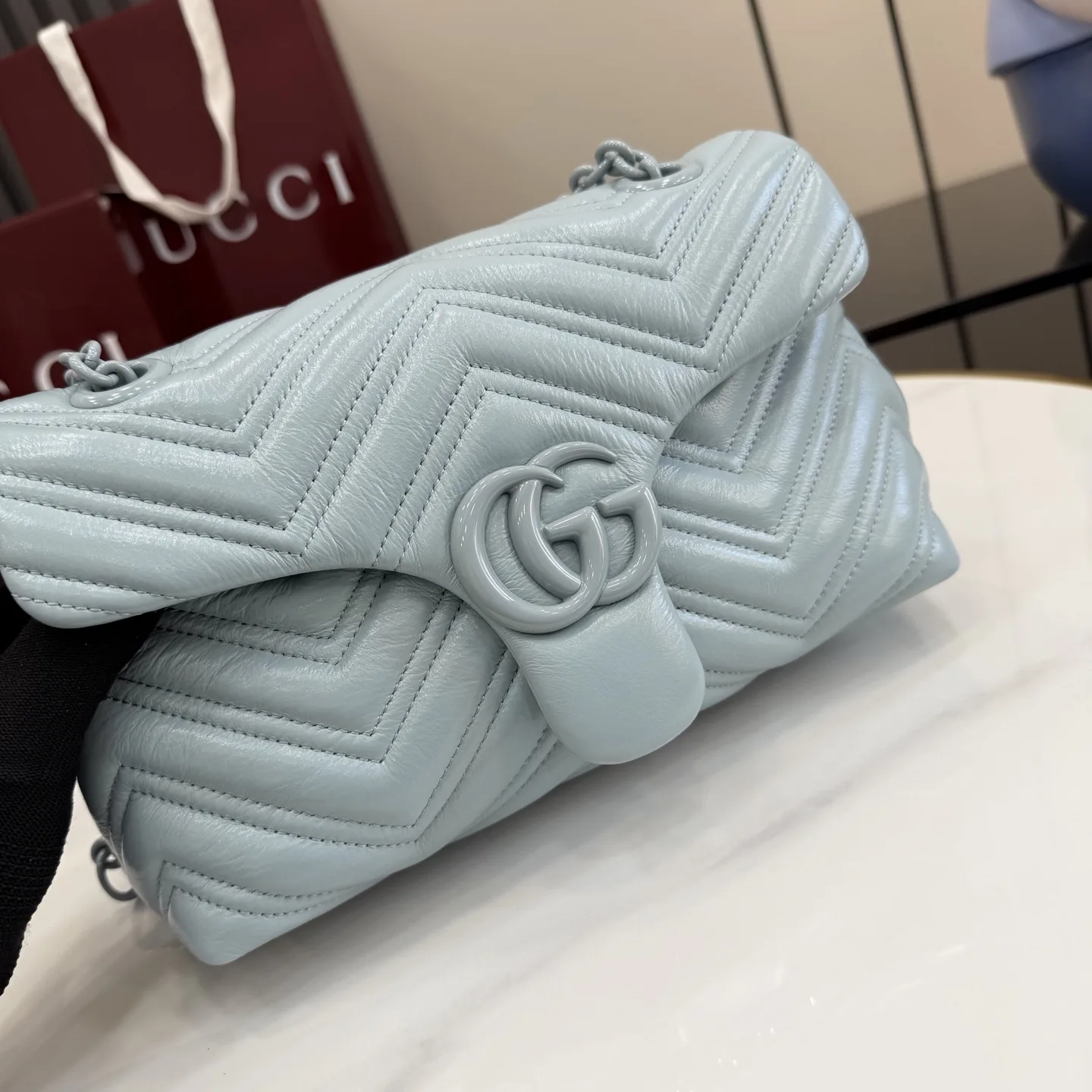 Gucci Marmont GG Supreme Canvas Shoulder Bag product photo from LabelPicks