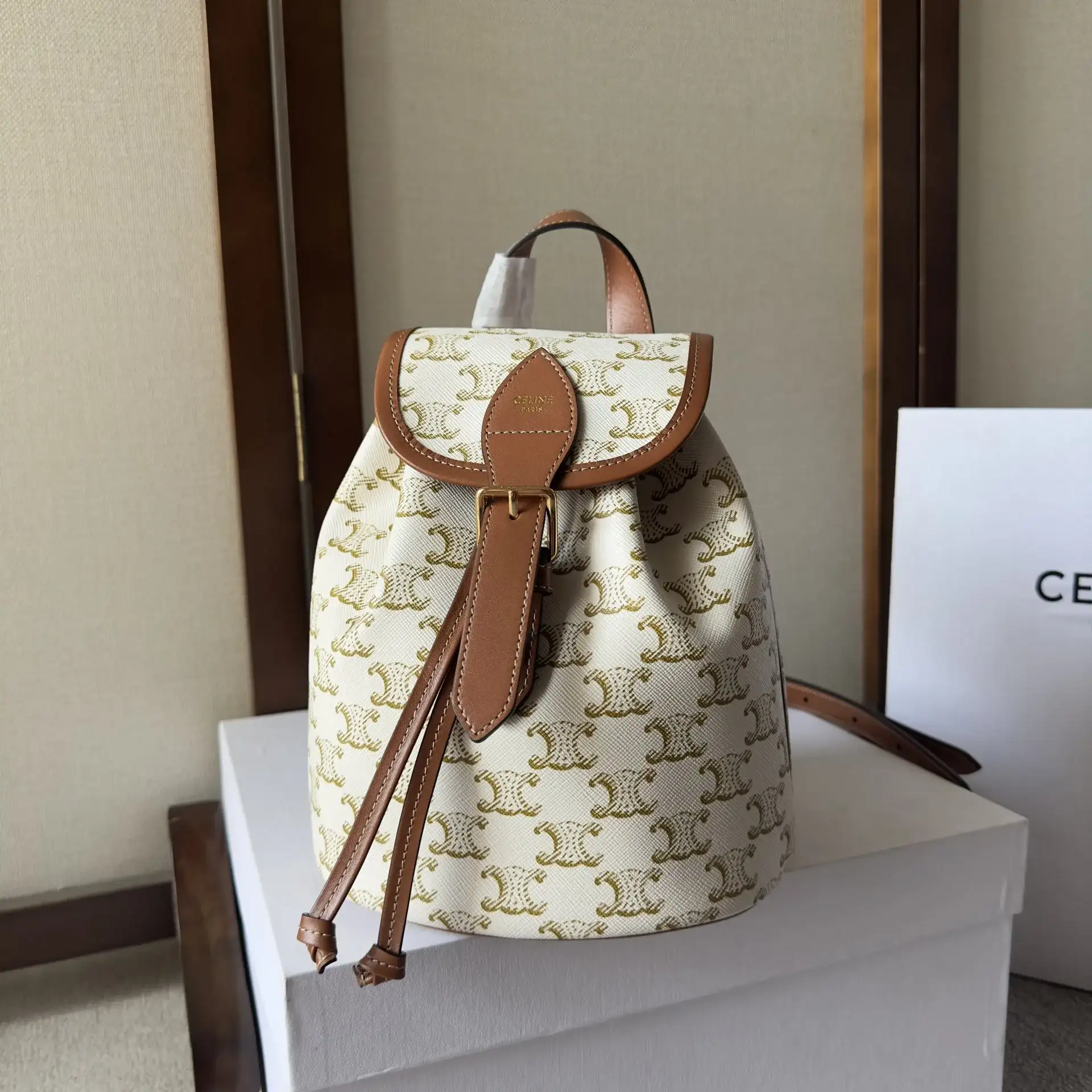 Celine Folco Triomphe Canvas Backpack product photo from LabelPicks