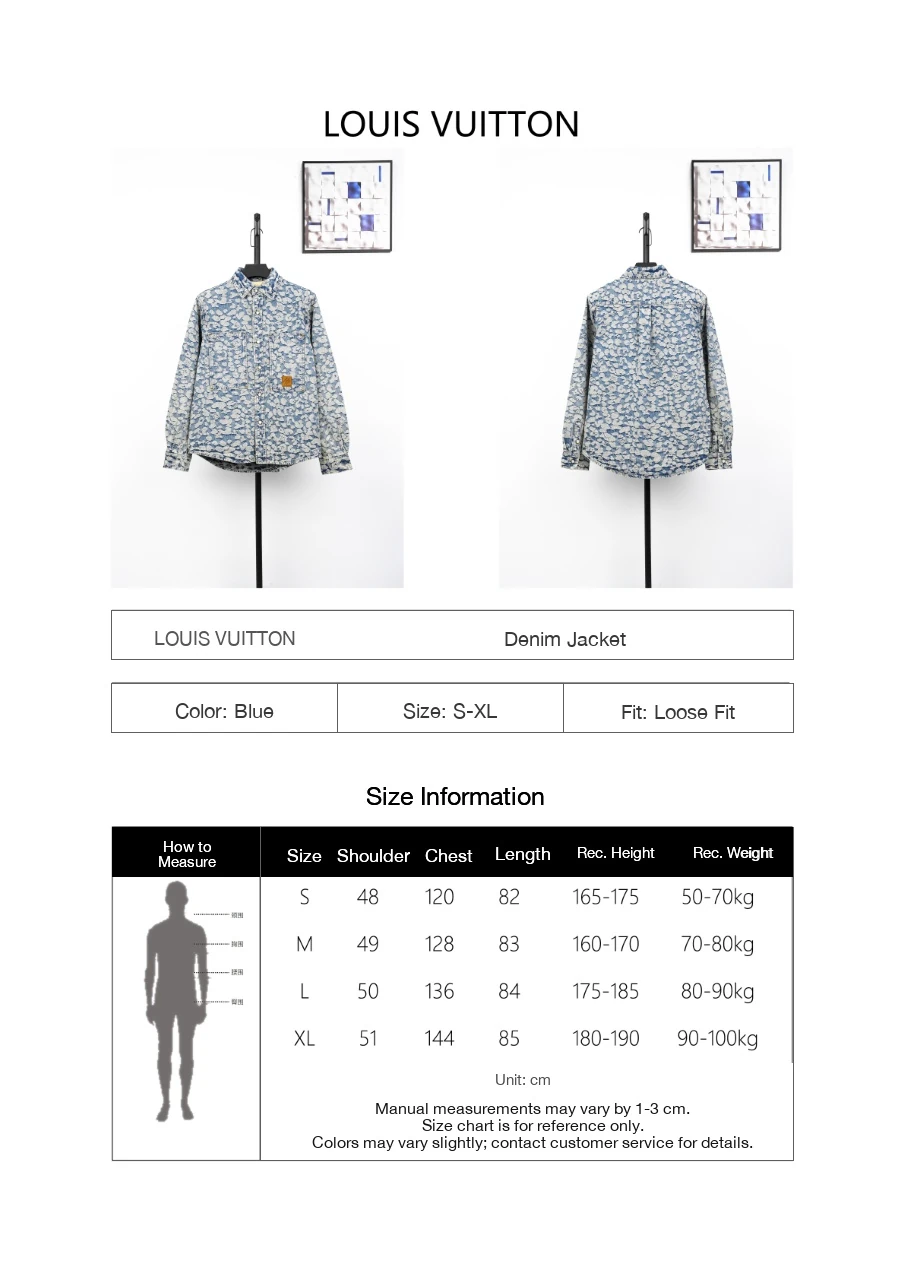 Louis Vuitton Light Pixel Leopard Monogram Denim Jacket product photo from LabelPicks